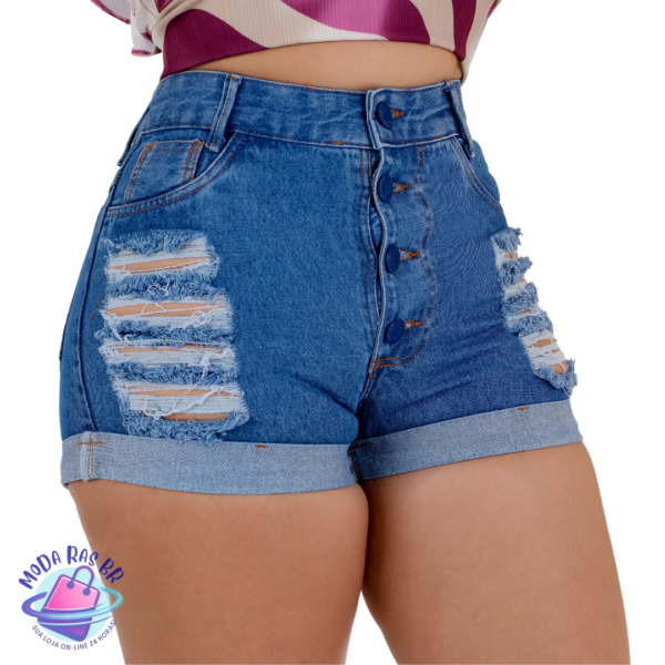 Short Jeans Cintura Alta