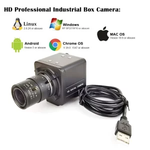 Câmera USB de alta velocidade com lente zoom varifocal