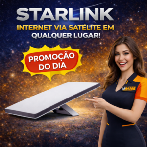 Starlink Mini Internet de Alta Velocidade e Qualidade em Qualquer Lugar